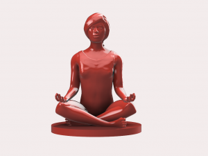 GIRL CONTROLLER HOLDER STAND PS5 3D Print Model