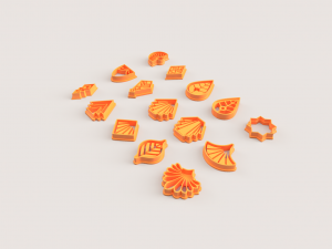 ART DECO POLYMER CUTTER 3Dプリントモデル