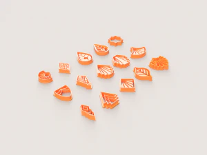 ART DECO POLYMER CUTTER 3D Print Model