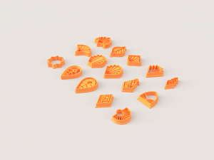 ART DECO POLYMER CUTTER 3Dプリントモデル
