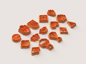 ART DECO 2 POLYMER CUTTER 3D Print Model