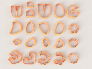 TAGLIERINO IN POLIMERO BOHO Modello di stampa 3D