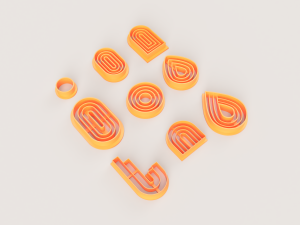 CONTOUR POLYMER CUTTER Model Cetak 3D