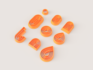 CONTOUR POLYMER CUTTER Model Cetak 3D