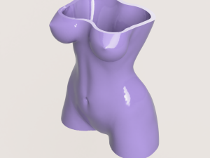 WOMAN BODY VASE 3D Baskı Modeli