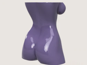 WOMAN BODY VASE 3D Print Model