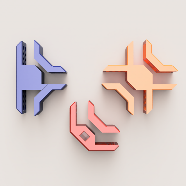 FURNITURE CONNECTOR SET Model Cetak 3D .c4d .max .obj .3ds .fbx .stl .blend 