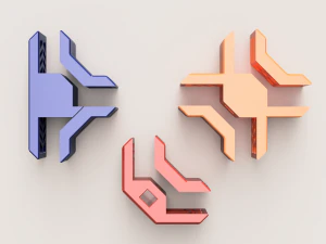 SET KONEKTOR FURNITUR Model Cetak 3D