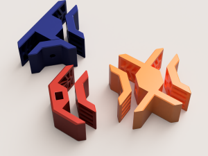 FURNITURE CONNECTOR SET Model Cetak 3D