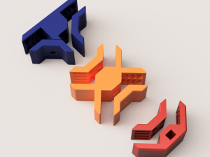 FURNITURE CONNECTOR SET Model Cetak 3D