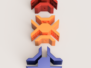 FURNITURE CONNECTOR SET Model Cetak 3D