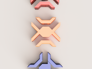 FURNITURE CONNECTOR SET Model Cetak 3D