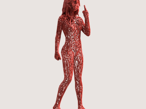 Atomic Girl 3D Print Model
