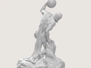 Basketball Atlant 3D Print Model
