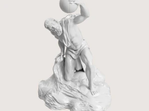 Basketball Atlant 3D Print Model