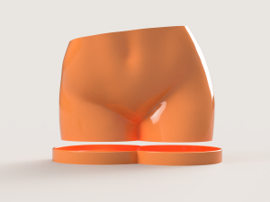 BOOTY POT FOR PLANT 3D 프린트 모델
