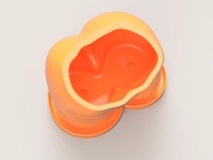 BOOTY POT FOR PLANT 3D Print Model