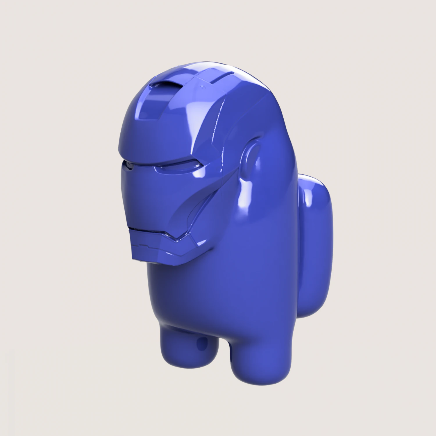 IRON MAN AMONG US 3D Print Model .c4d .max .obj .3ds .fbx .stl .blend 