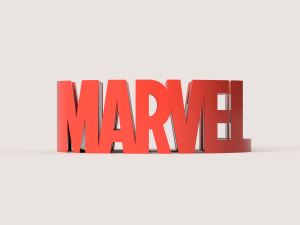 MARVEL DS FLIP TEXT 3D Druckmodell