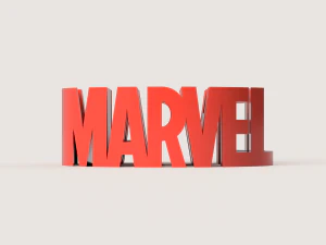 MARVEL DS FLIP TEXT 3D Print Model