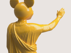 MICKEY MOUSE ANTIQUE STATUE 3D Принт Модель
