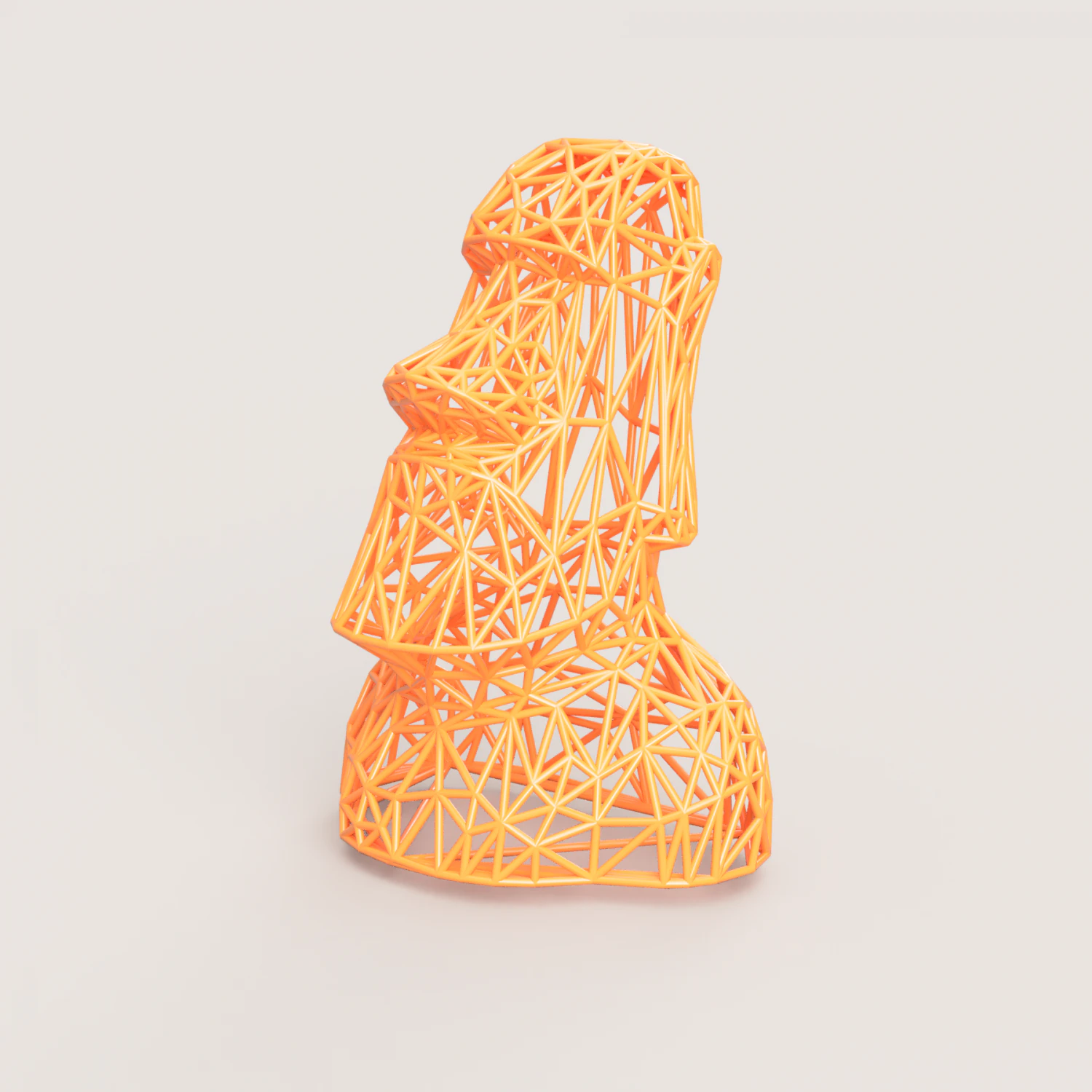 Mayan Island Idol 3D Print Model .c4d .max .obj .3ds .fbx .stl .blend