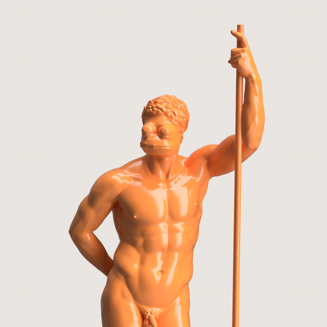 PEPE SCULPTURE ANTIQUE Modello di stampa 3D .c4d .max .obj .3ds .fbx .stl .blend 