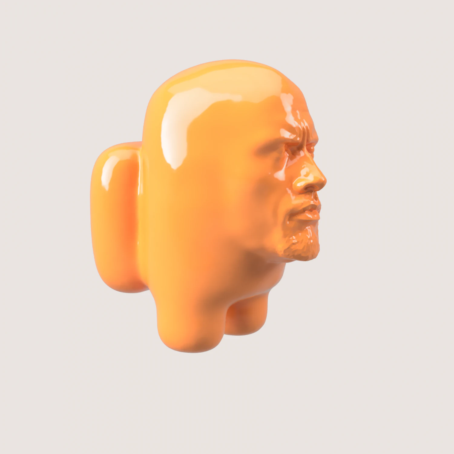 ROCK AMONG US 3D Print Model .c4d .max .obj .3ds .fbx .stl .blend