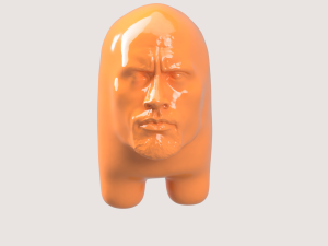 ROCK AMONG US 3D Print Model