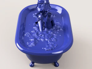 Stormtrooper girl in bath 3D Print Model