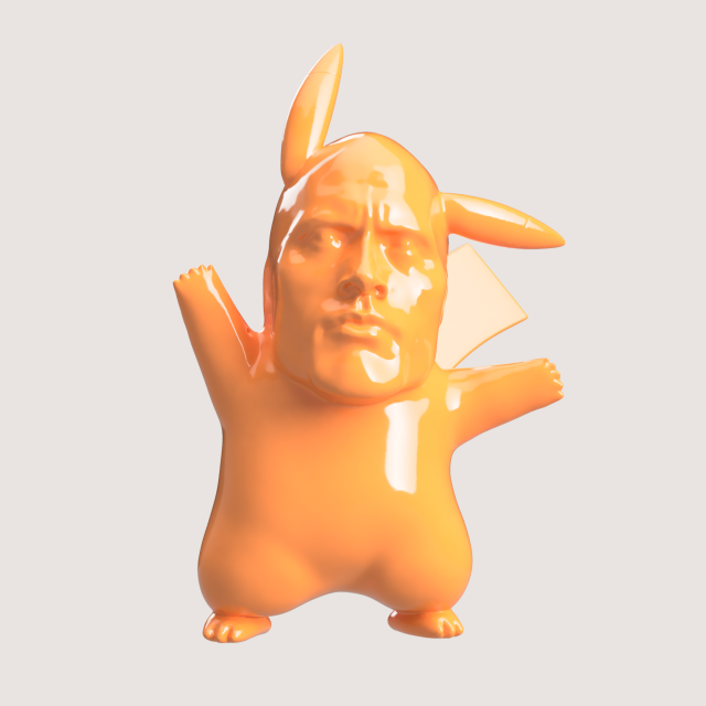 ROCKOCHU 3D Принт Модель .c4d .max .obj .3ds .fbx .stl .blend