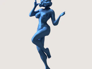 Gadis penyerang badai Model Cetak 3D