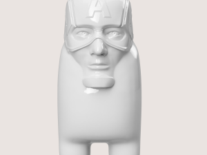 AmongUS Captain America Model do druku 3D