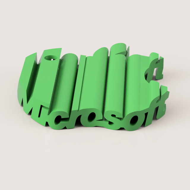 Applesoft Textflip 3D प्रिंट मॉडल .c4d .max .obj .3ds .fbx .stl .blend 