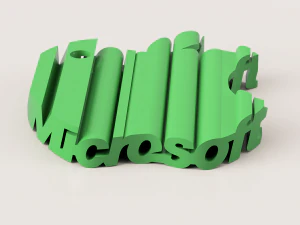 Flip Teks Applesoft Model Cetak 3D