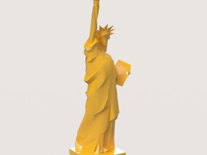 Statue of Liberty low poly 3D Baskı Modeli