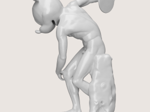 Mickey Mouse Discoball 3D Baskı Modeli