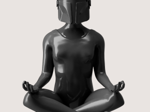 Mandalorian Girl 3D Print Model