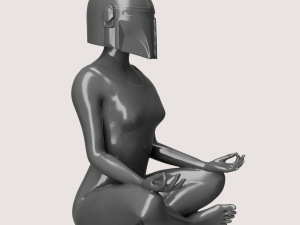 Mandalorian Girl 3Dプリントモデル
