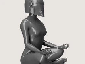 Mandalorian Girl 3D Print Model