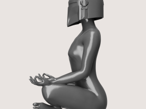Mandalorian Girl 3Dプリントモデル