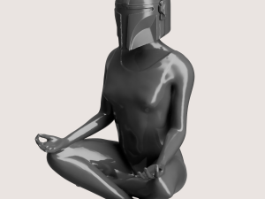 Mandalorian Girl 3Dプリントモデル