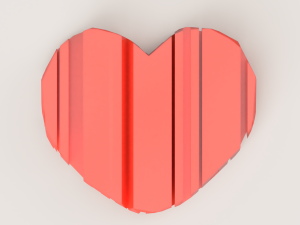 I LOVE YOU FLIP TEXT 3D 打印模型