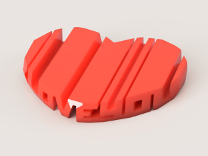 I LOVE YOU FLIP TEXT 3D 打印模型