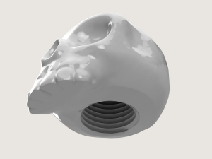 SKULL VALVE CAP 3D-Druckmodell