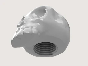 SKULL VALVE CAP 3D Print Model