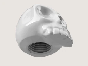 SKULL VALVE CAP 3D Print Model