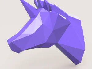 POLI RENDAH UNICORN Model Cetak 3D