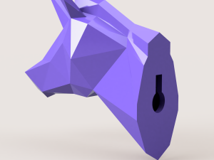 UNICORN LOW POLY 3D Print Model