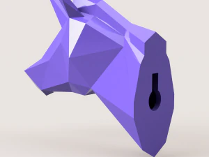 UNICORN LOW POLY 3D Print Model